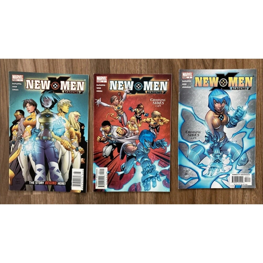 New X-Men Academy X: No. 1-3 • Marvel Comic Book (2004) • Choosing Sides